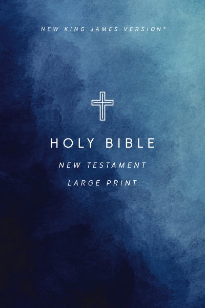 NKJV Large Print Outreach New Testament Bible, Cross Softcover, Case of 68 Bundle
