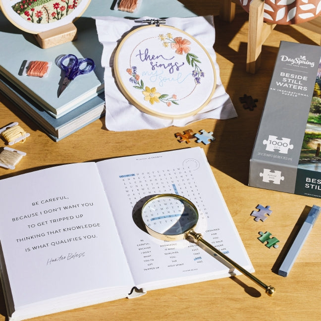 The Becoming Wordsearch Book: 70 Inspirational Search Puzzle Activities with Devotions, Scriptures, and Quotes to Embrace God's Purpose – Perfect Gift for Christian Women