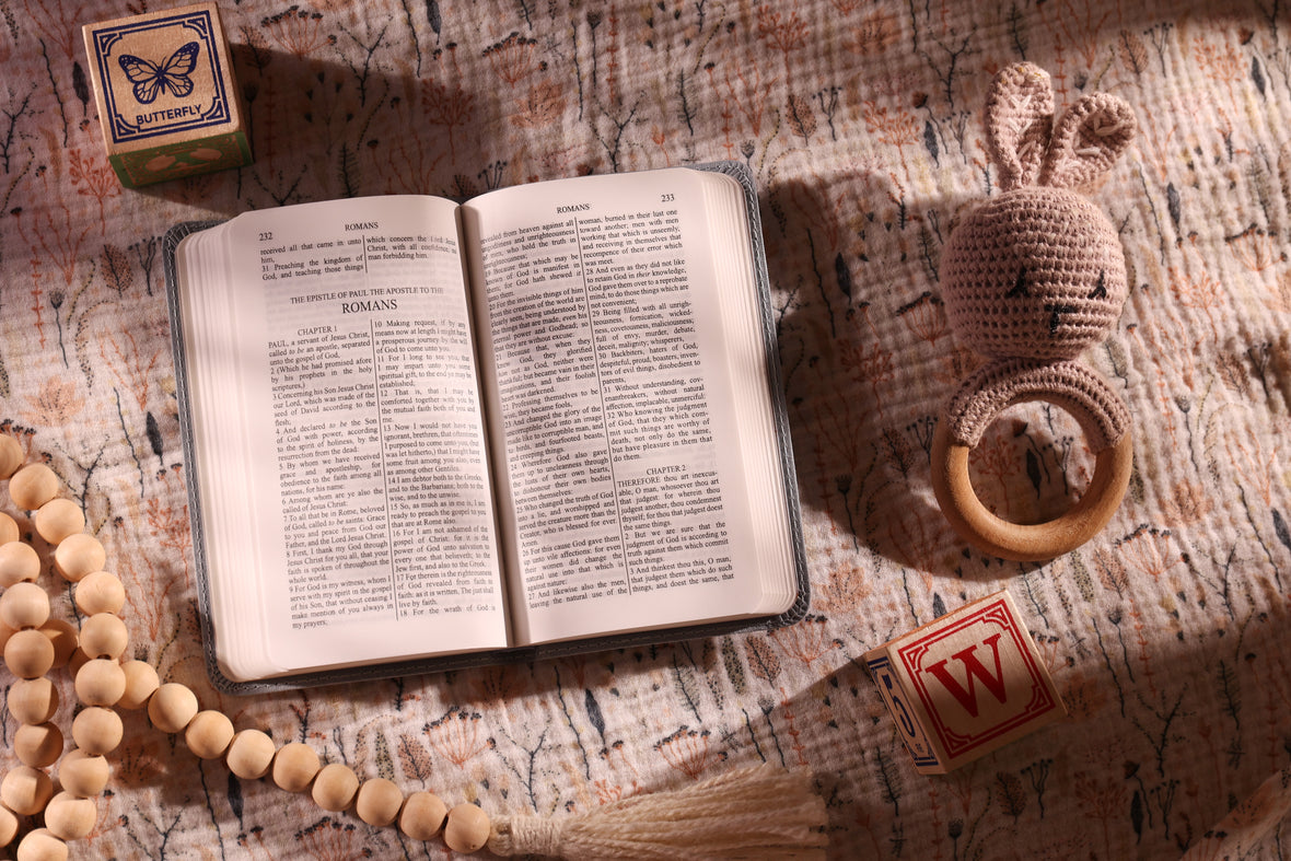 KJV, Wonderfully Made New Testament & Psalms: Baby Boy's First Bible, Flexcover, Blue