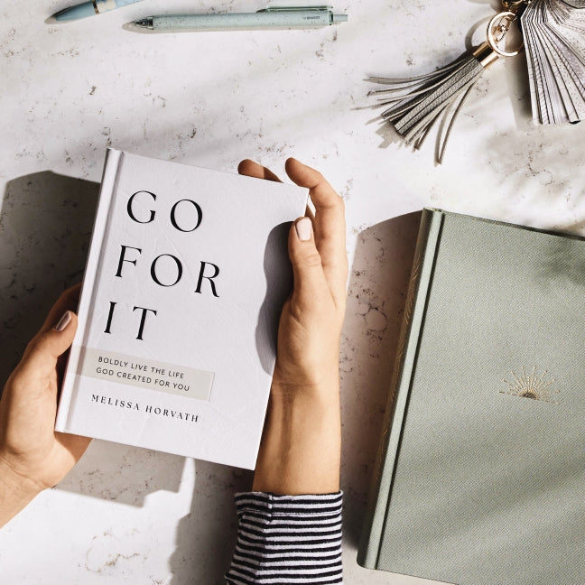 Go For It: Boldly Live the Life God Created for You (A 90-Day Devotional to Overcome Your Fears and Pursue Your Purpose) The Perfect Christian Gift for Women