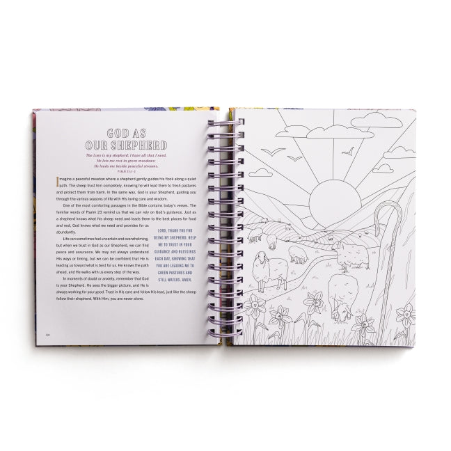 Finding Peace in God's Embrace: Devotional Adult Coloring Book (75 Daily Devotions and Coloring Pages to Quiet Your Soul) – The Perfect Gift for Christian Women