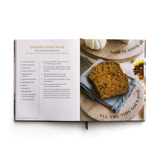 Simple Recipes for Busy Seasons: Devotional Cookbook