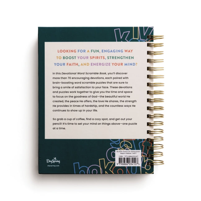 Celebrate God's Goodness: Devotional Word Scramble Book (70 Daily Devotions and Word Scrambles to Refresh Your Spirit) – The Perfect Gift for Christian Women