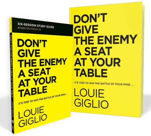 Don’t Give the Enemy a Seat at Your Table Study Guide & Book Bundle