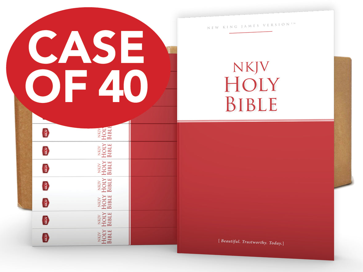 NKJV, Economy Bible, Paperback, Case of 40: Beautiful. Trustworthy. Today