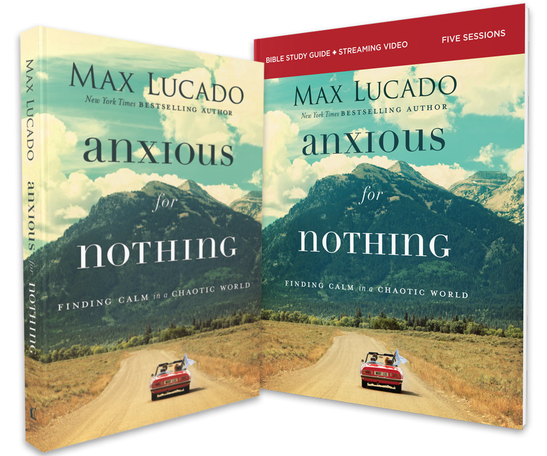 Anxious for Nothing Book and Bible Study Guide plus Streaming Video Bundle