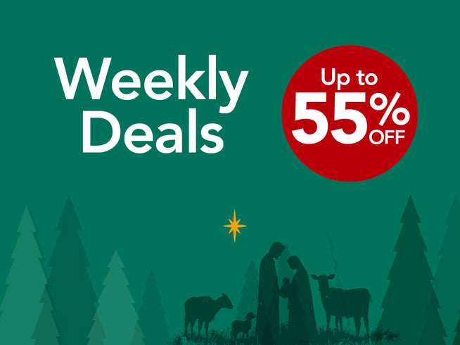 Weekly Deals, Up to 55% Off