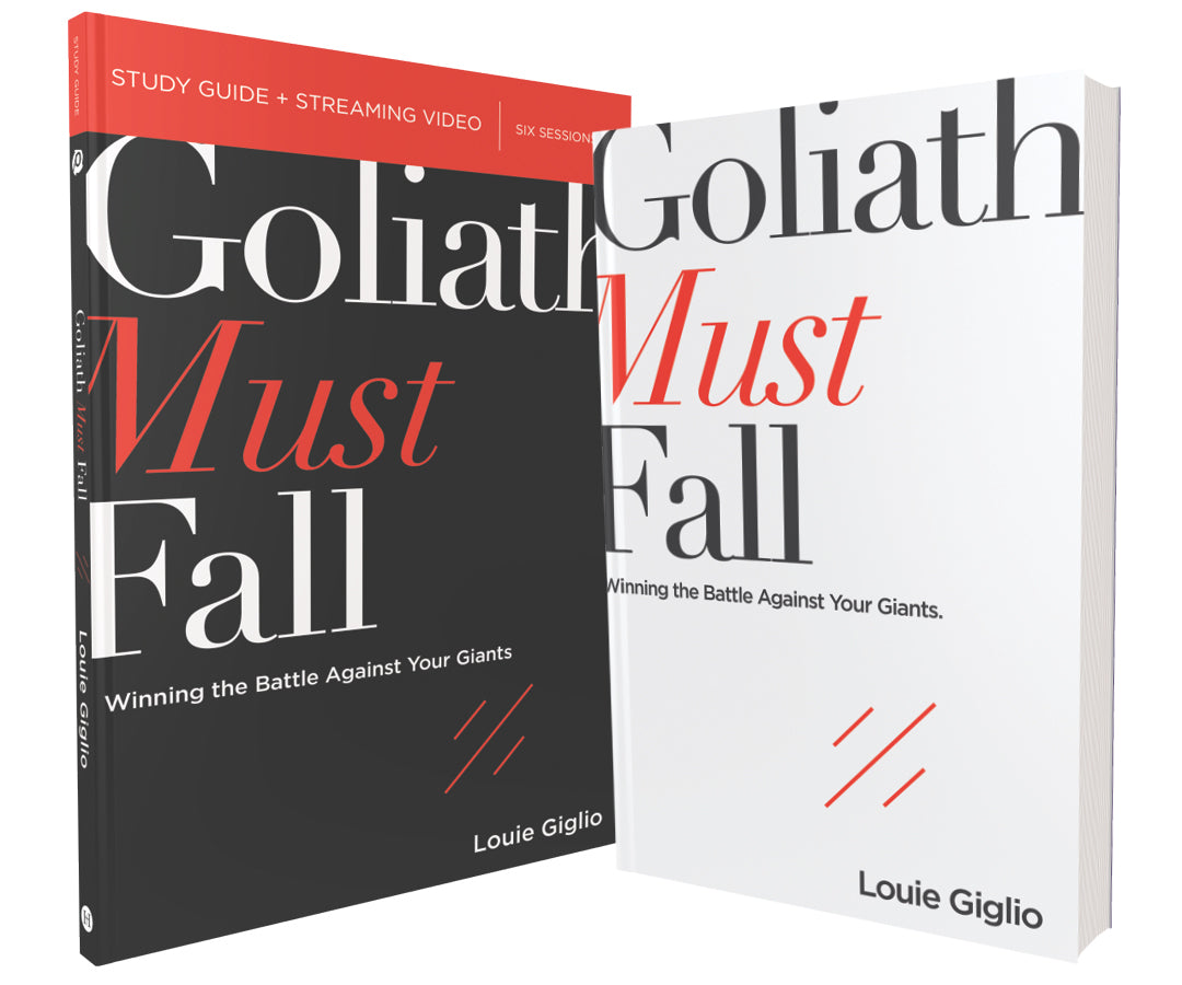 Goliath Must Fall Book and Bible Study Guide plus Streaming Video  Bundle