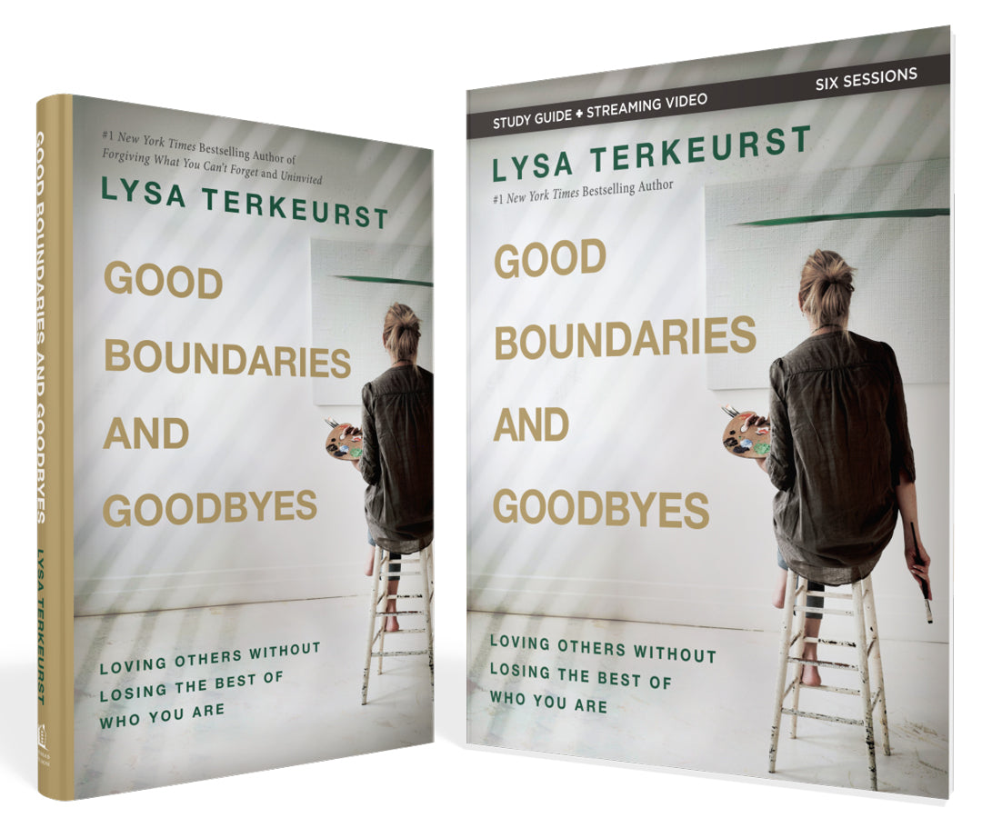 Good Boundaries and Goodbyes Book and Bible Study Guide plus Streaming Video Bundle