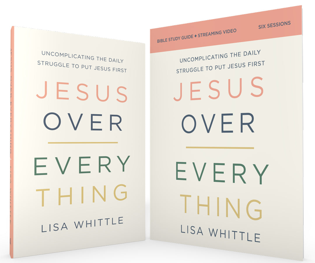 Jesus Over Everything Book and Bible Study Guide plus Streaming Video Bundle