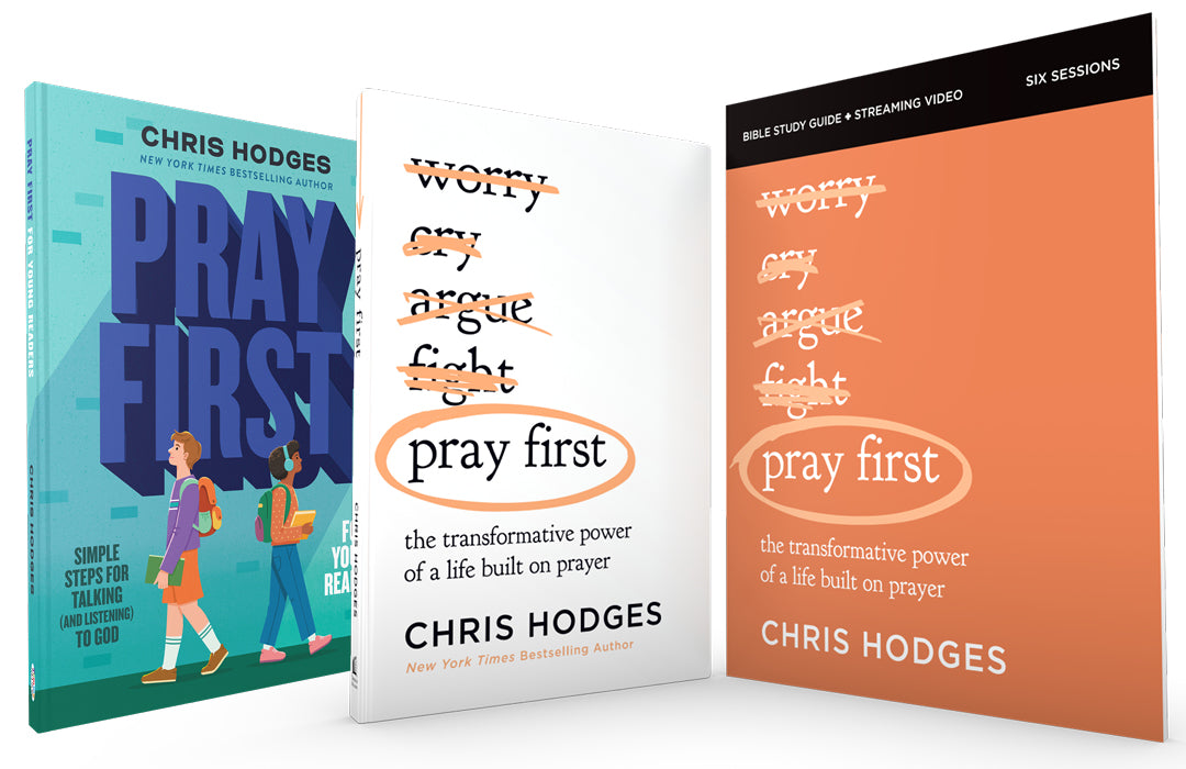 Pray First, Pray First for Young Readers Book & Bible Study Guide plus Streaming Video Bundle
