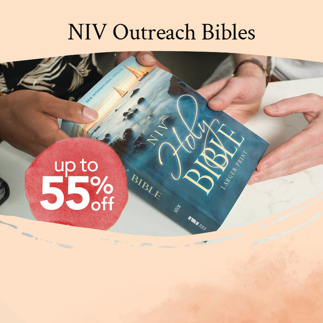 Save up to 55% on NIV Outreach Bibles