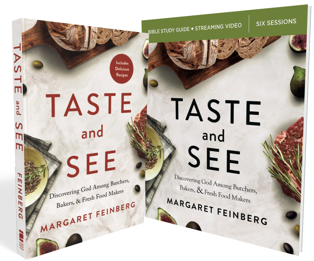 Taste and See Book and Bible Study Guide plus Streaming Video Bundle