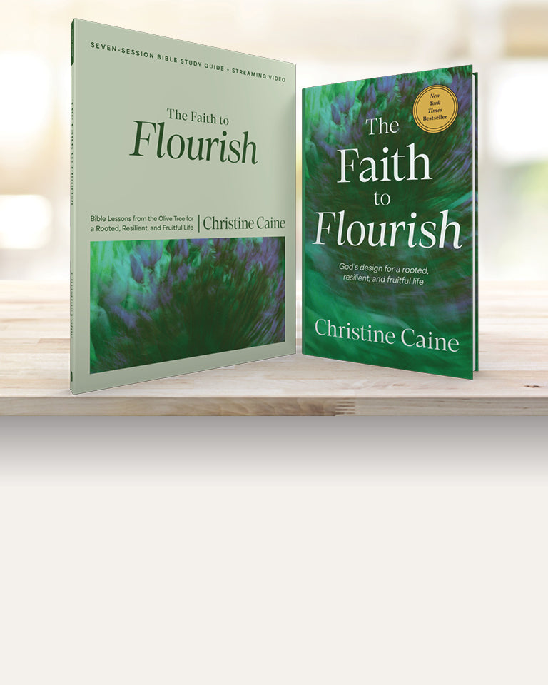 The Faith to Flourish Bible Study Guide + Book Bundle