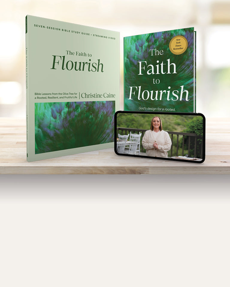 The Faith to Flourish Bible Study Guide + Book Bundle