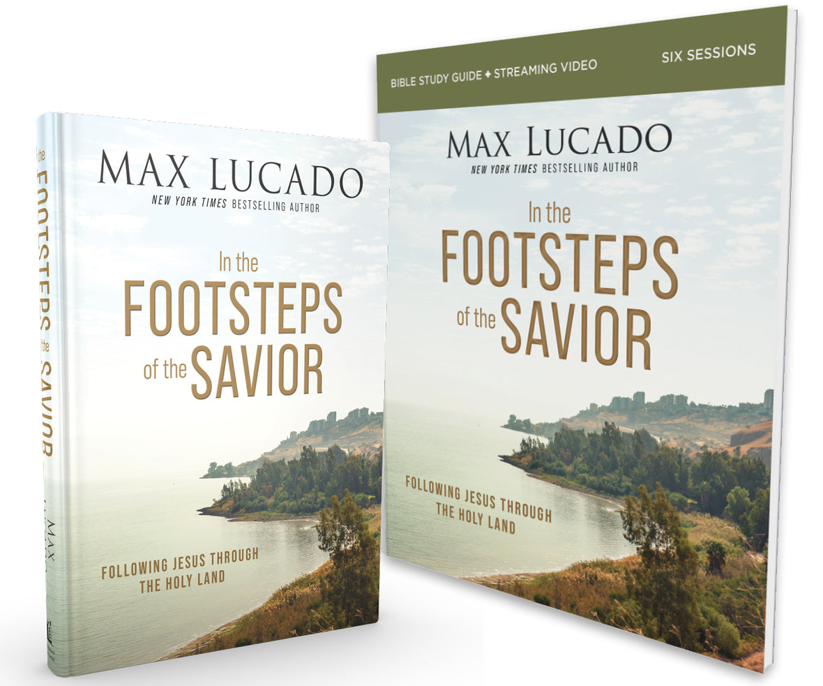 In the Footsteps of the Savior Book + Bible Study Guide Bundle