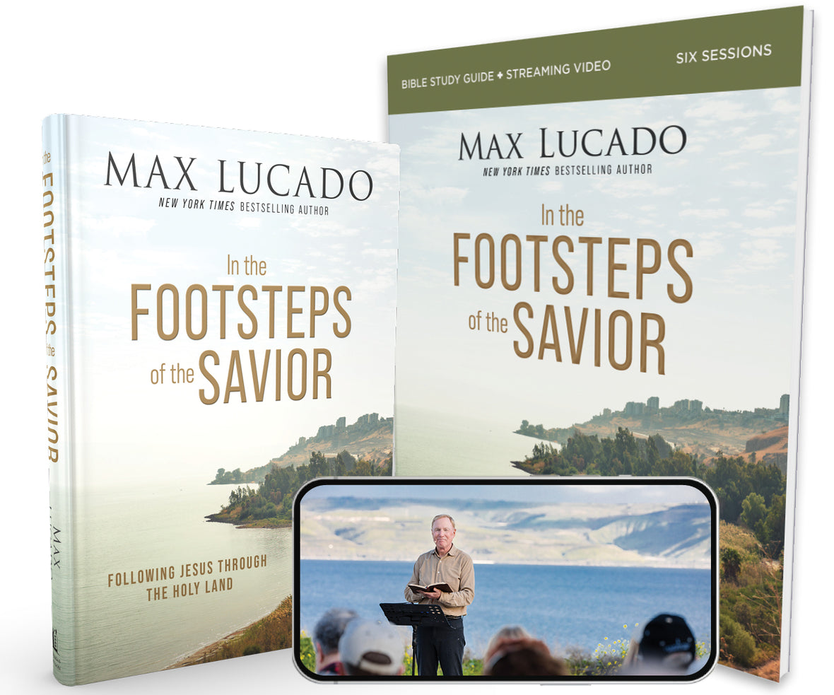 In the Footsteps of the Savior Book + Bible Study Guide Bundle