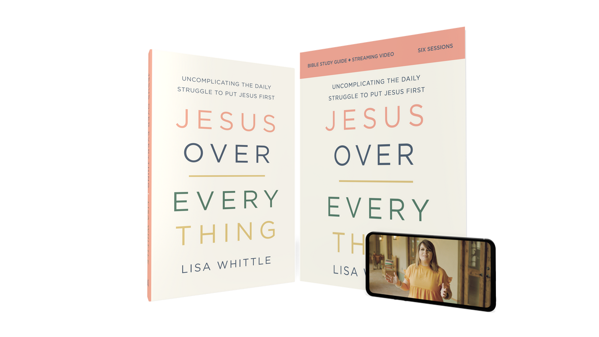 Jesus Over Everything Book and Bible Study Guide Bundle