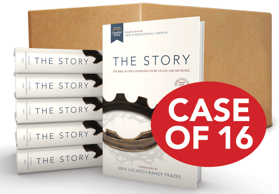 NIV, The Story, Hardcover, Comfort Print: Case of 16 Bundle