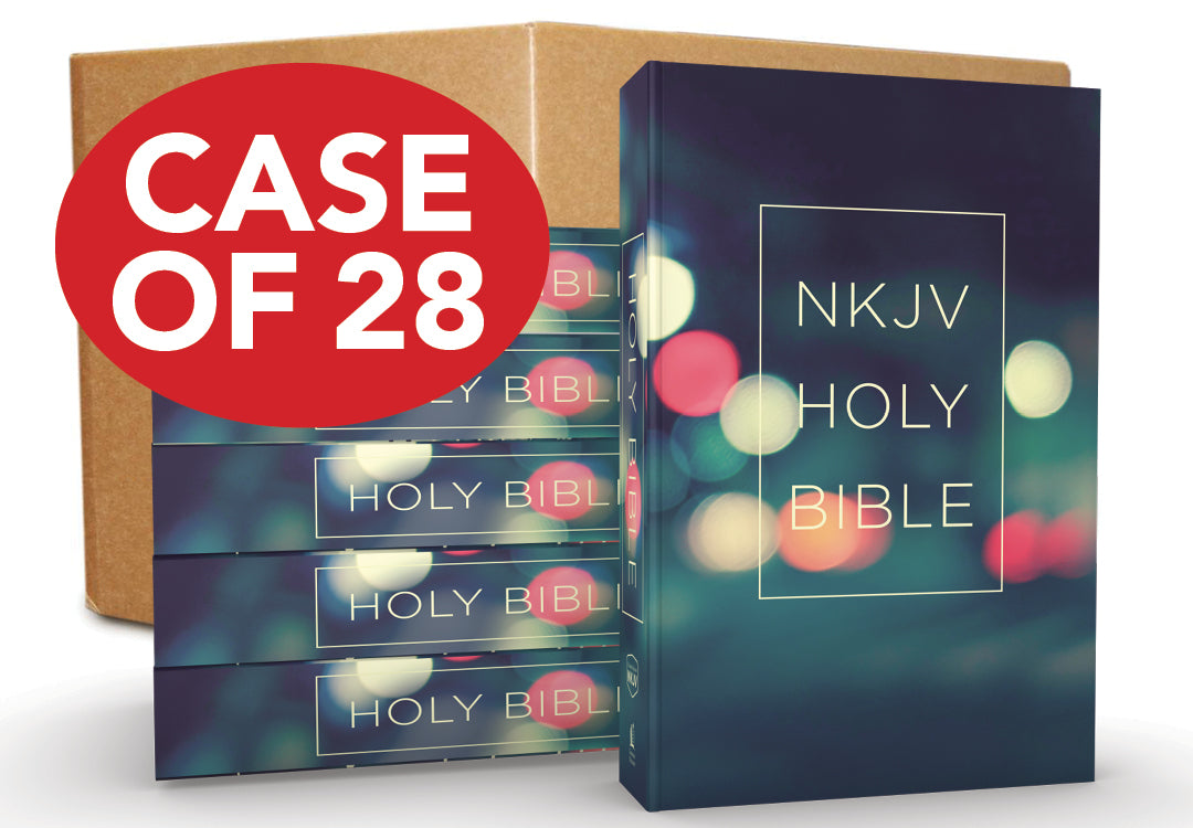 NKJV, Value Outreach Bible: Holy Bible, New King James Version Case of 28 Bundle (Urban Scenic)