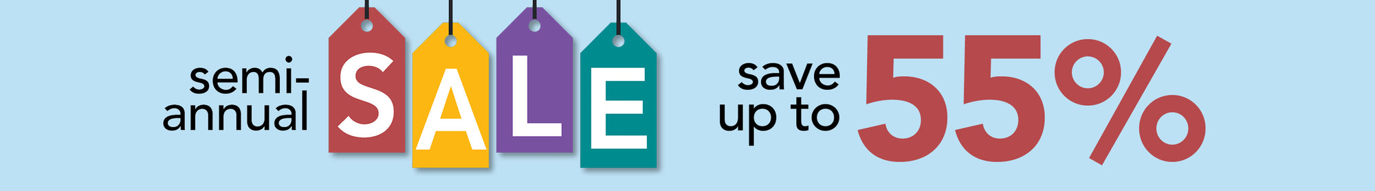 Save up to 55% — Shop the Semi-Annual Sale >>