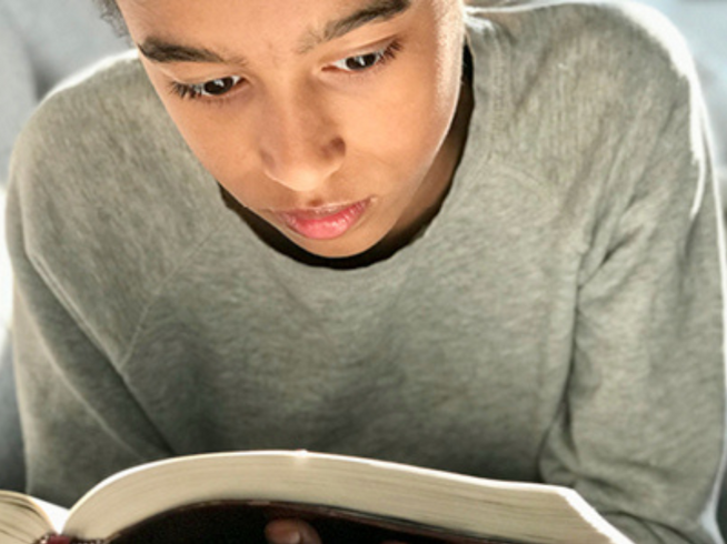 Ministry Ideas - girl reading Bible