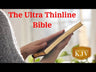 KJV Holy Bible, Value Ultra Thinline, Red Letter, Comfort Print