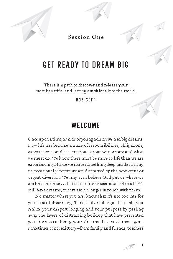 Dream Big Bible Study Guide: Know What You Want, Why You Want It, and What You’re Going to Do About It