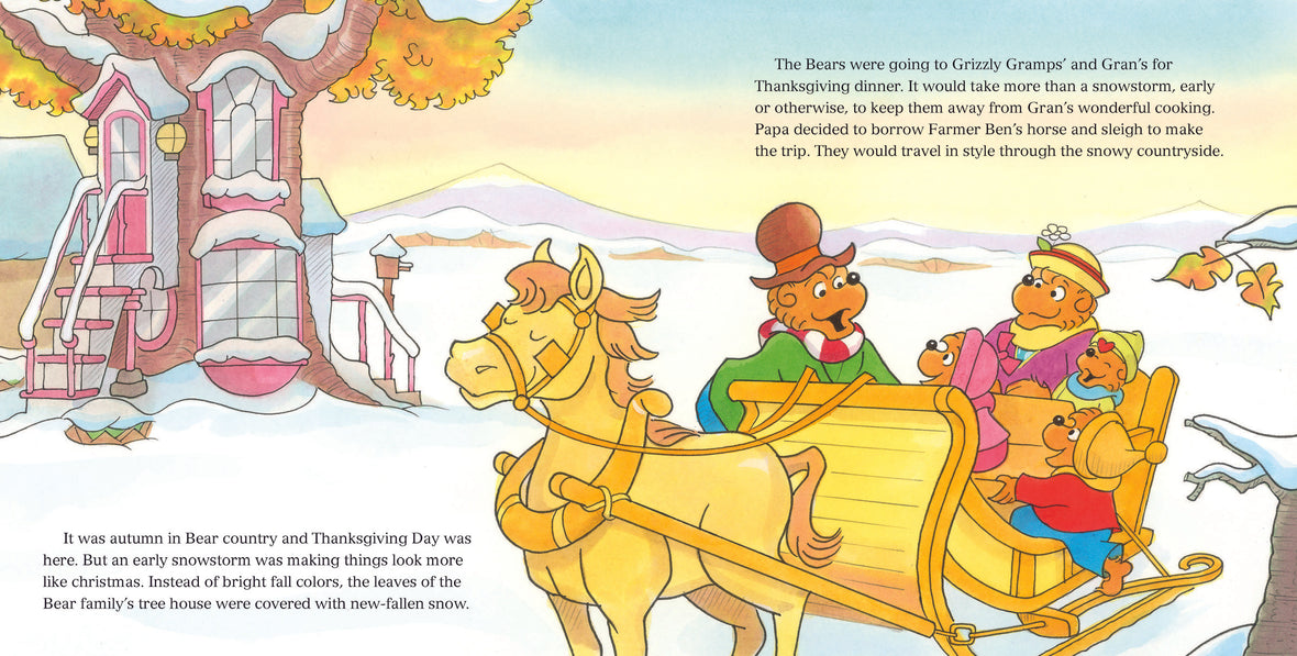 The Berenstain Bears Thanksgiving Blessings: Stickers Included!