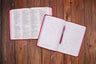 NIV, Thinline Bible/Journal Pack, Large Print, Leathersoft, Pink, Comfort Print