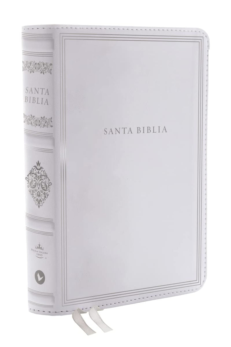 Biblia Reina-Valera 1960, Biblia Blanca, Ultrafina, Letra grande. Bodas, bautismo, presentación/dedicación y cumpleaños