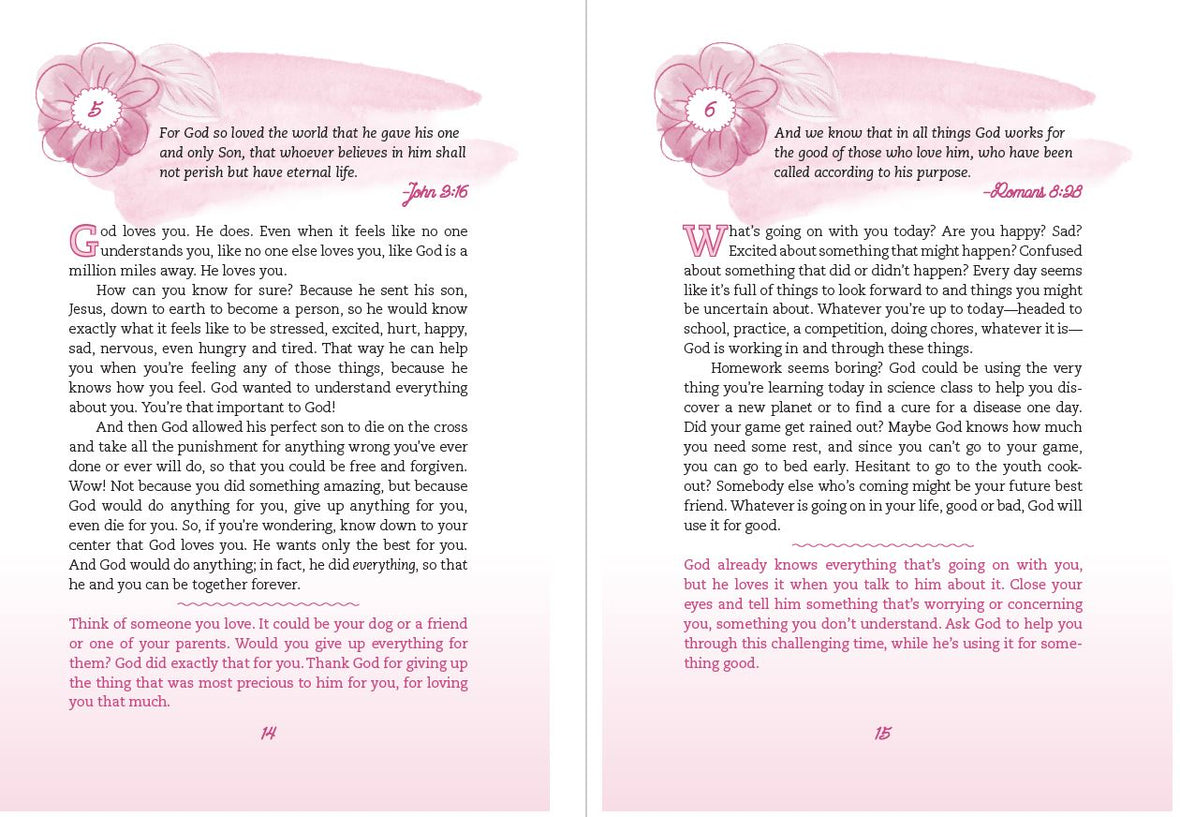 5-Minute Devotions for Girls: Featuring 180 Daily Devotions
