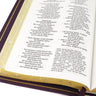 NRSV, Personal Size Large Print Bible with Apocrypha, Premium Goatskin Leather, Purple, Premier Collection, Printed Page Edges, Comfort Print