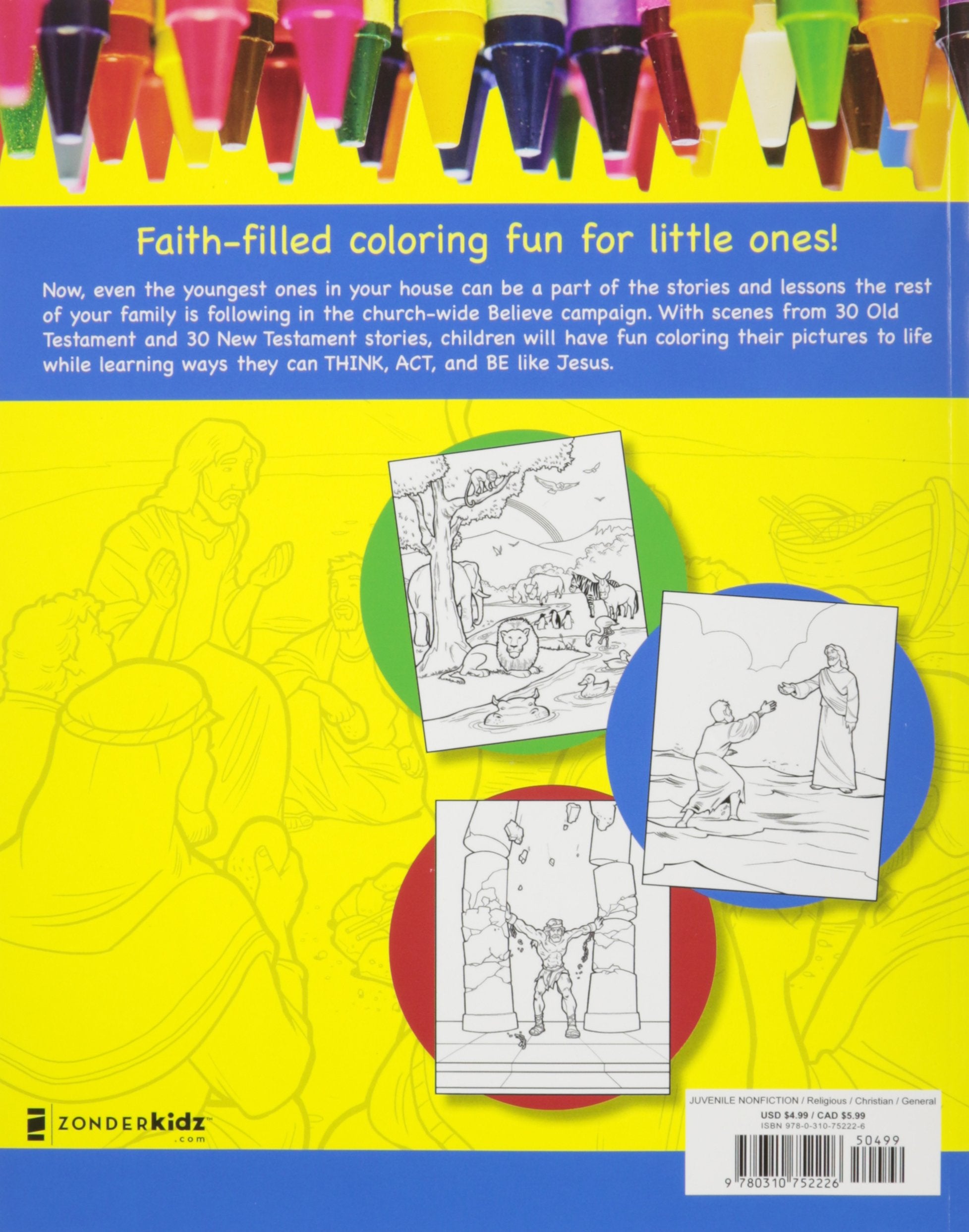 Believe Coloring Book: Think, Act, and Be Like Jesus [Book]