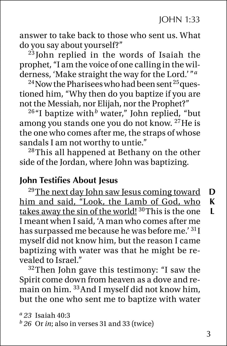 NIV, The Gospel of John 25 Pack: With Devotional Notes – ChurchSource