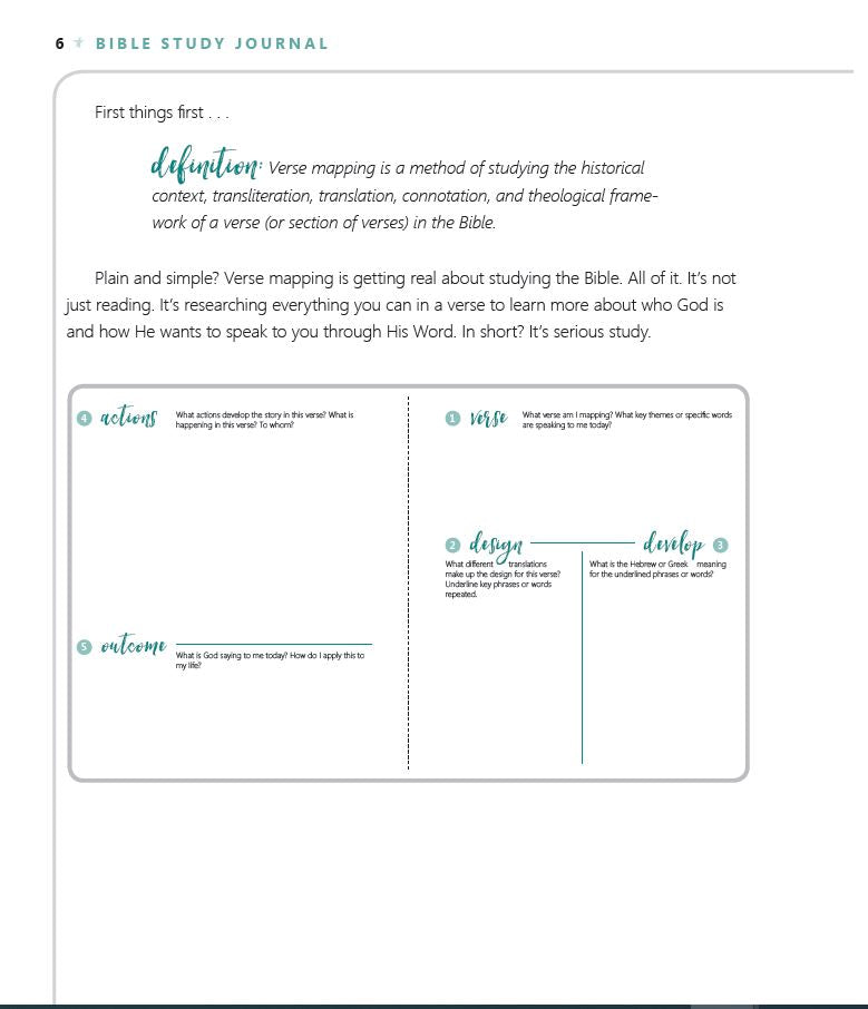 Verse Mapping Bible Study Journal by Kristy Cambron – ChurchSource