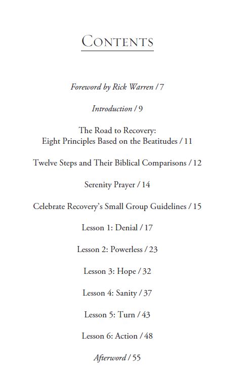 Stepping Out of Denial into God's Grace Participant's Guide 1: A Recovery Program Based on Eight Principles from the Beatitudes