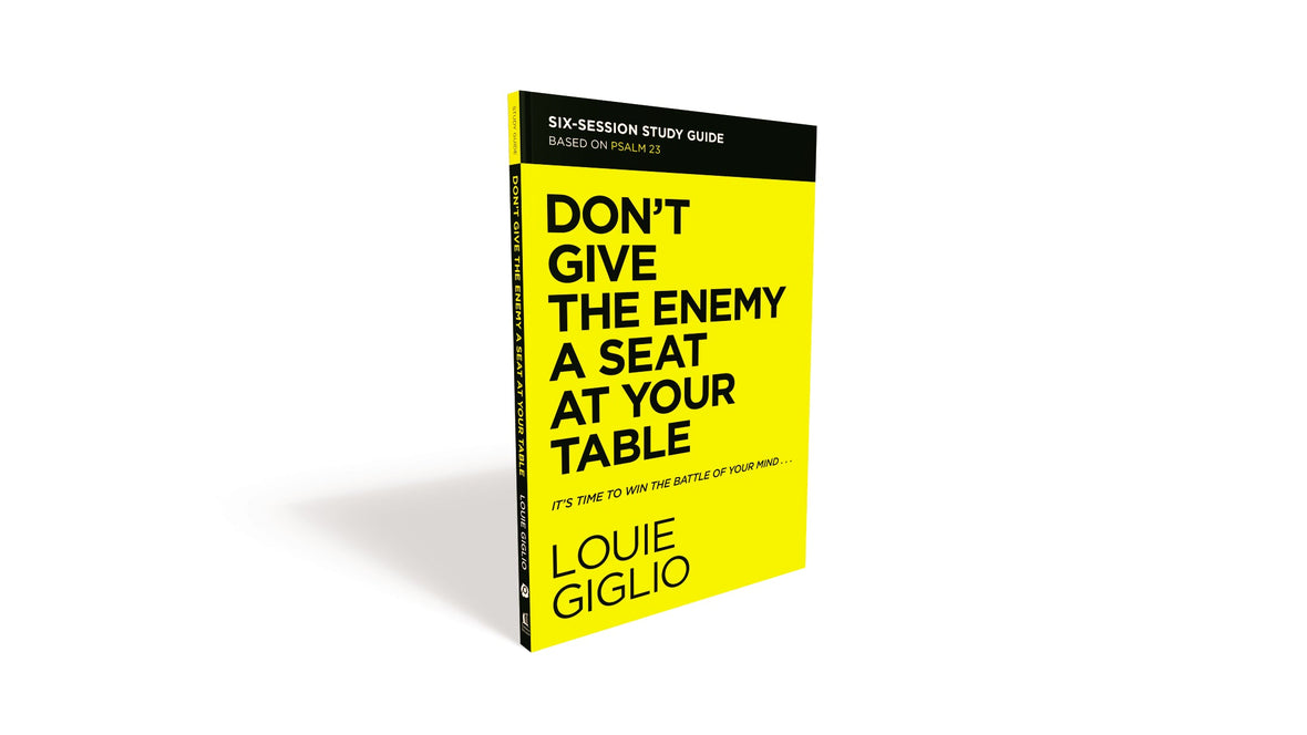 Don’t Give the Enemy a Seat at Your Table Study Guide & Book Bundle