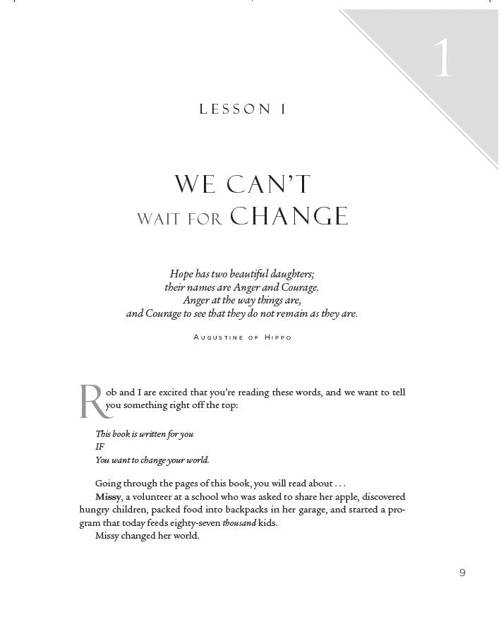 Change Your World Workbook: How Anyone, Anywhere Can Make a Difference