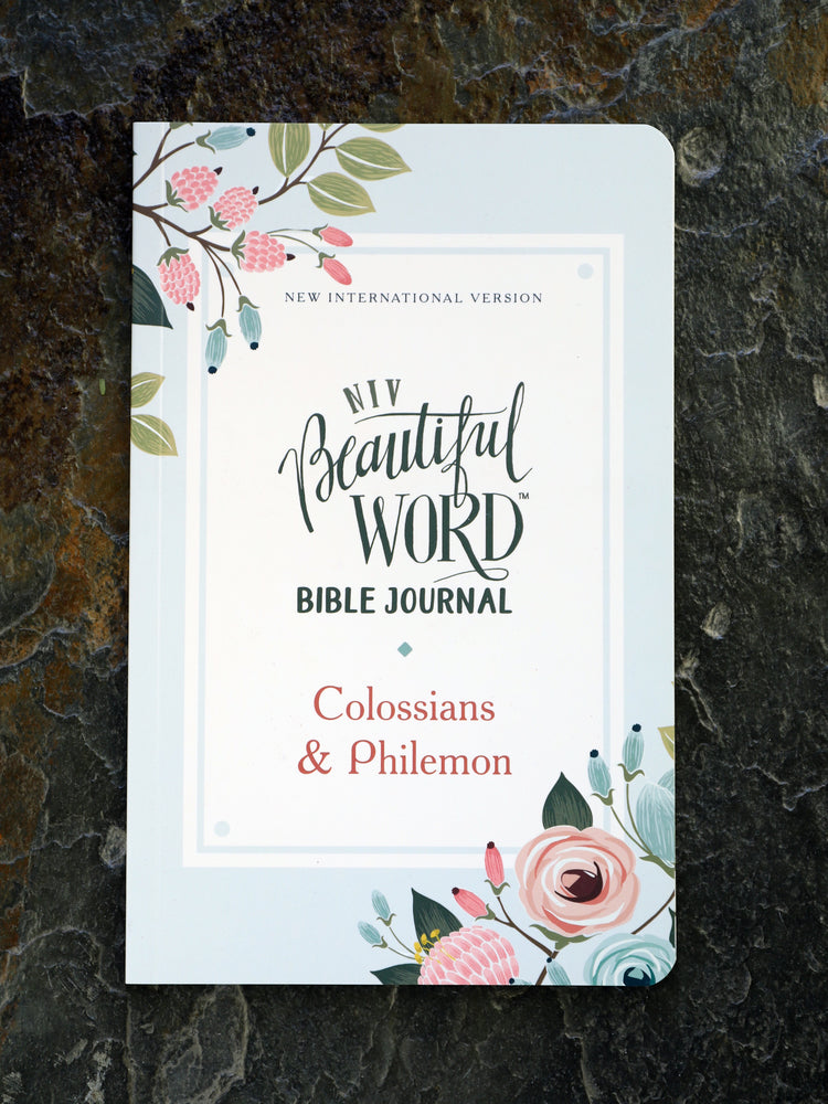 NIV, Beautiful Word Bible Journal, Colossians & Philemon, Paperback, Comfort Print