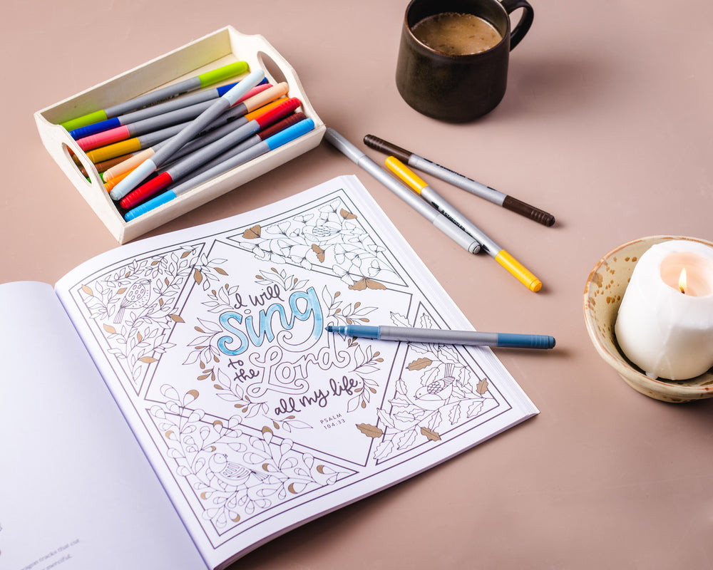 New Mercies I See: An Inspirational Coloring Book to Reduce Anxiety and Grow Your Faith