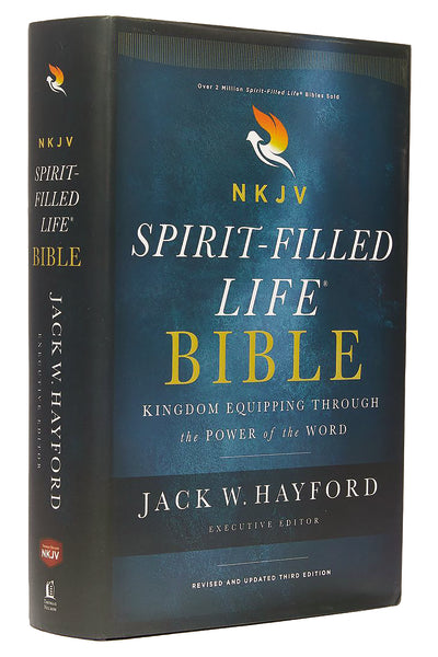 NKJV Spirit-Filled Life Bible (Thumb Indexed, 2556BK Black Genuine Leather - Third Edition)