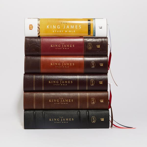 KJV, The King James Study Bible, Red Letter, Full-Color Edition: KJV Holy Bible