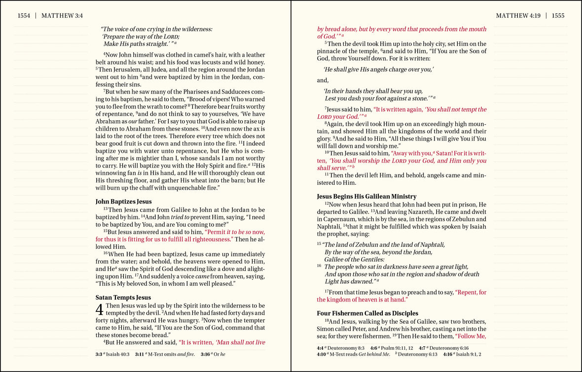 NKJV, Journal the Word Bible, Large Print, Red Letter Edition