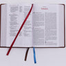 NKJV, Open Bible, Red Letter Edition, Comfort Print: Complete Reference System