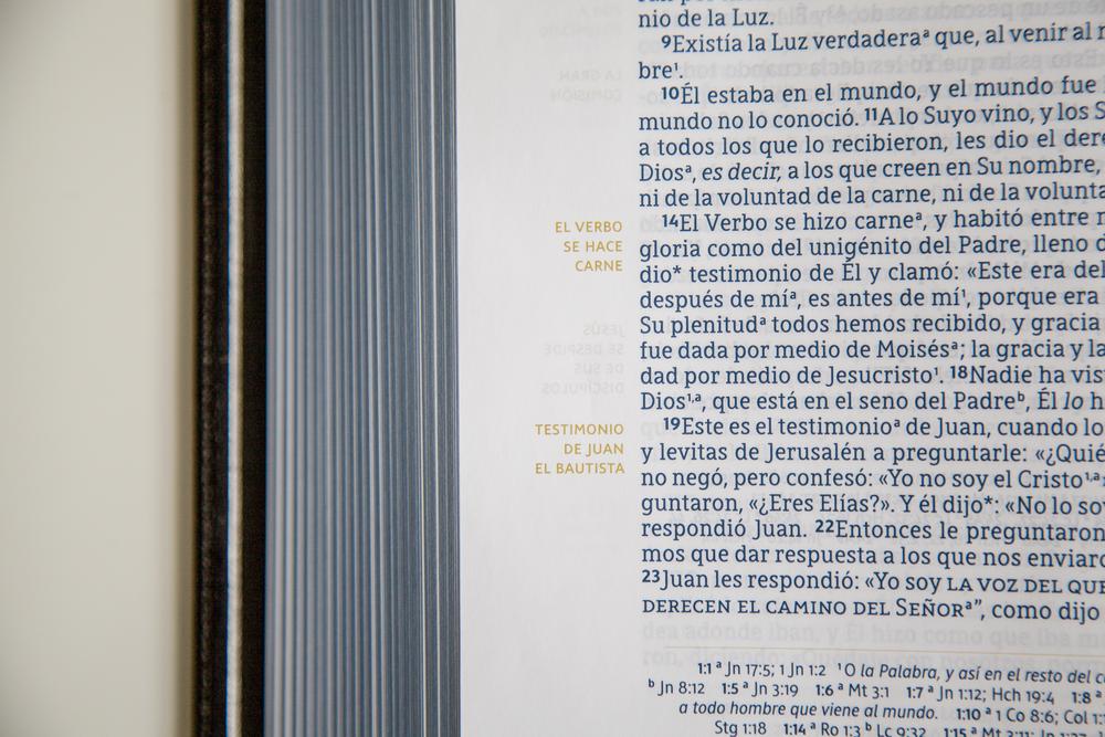NBLA Biblia Mi Legado, Colección Premier, Negro, Una Columna, Interior a dos colores