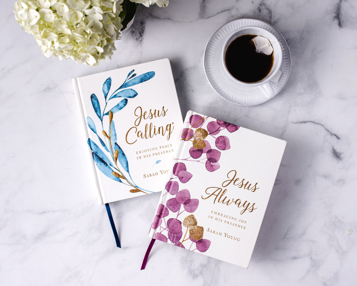 Jesus Always Padded Hardcover Devotional By Sarah Young - 365 Days, Scripture References, Christian Gift