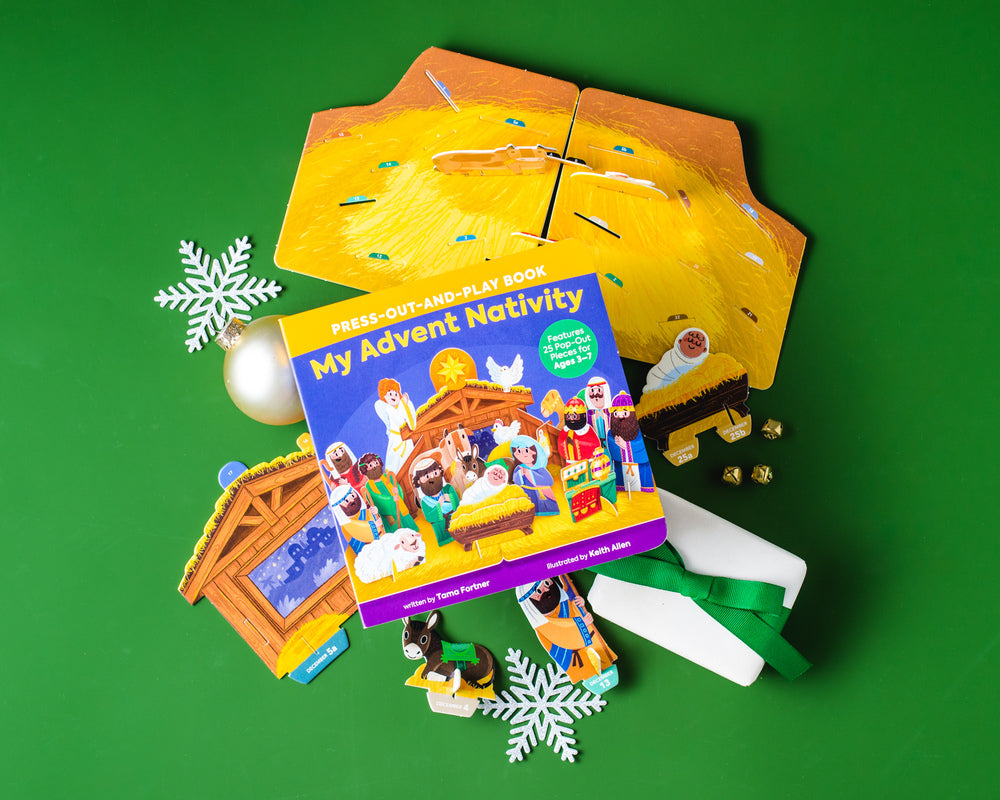 My Advent Nativity Press-Out-and-Play Book: Features 25 Pop-Out Pieces for Ages 3–7
