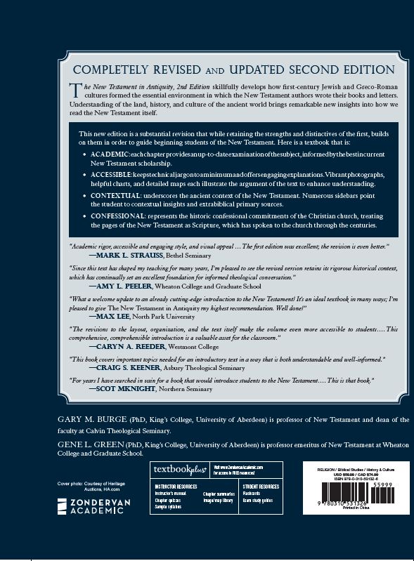 The New Testament in Antiquity, 2nd Edition: A Survey of the New Testament  within Its Cultural Contexts: Burge, Gary M., Green, Gene L.:  9780310531326: : Books