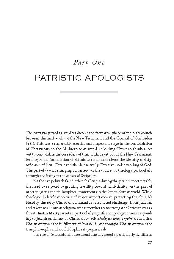 The History of Apologetics: A Biographical and Methodological Introduction